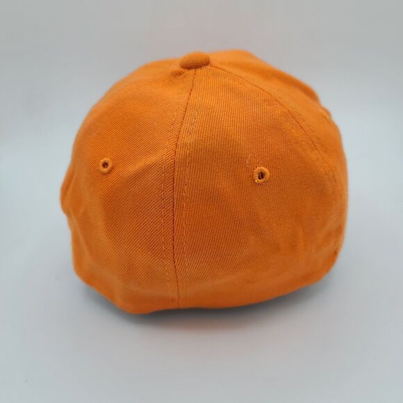 Embroidered Nona Orange Baseball Flexfit Hat Cap Fitted M/L Grandparent Grandpa - Picture 3 of 9